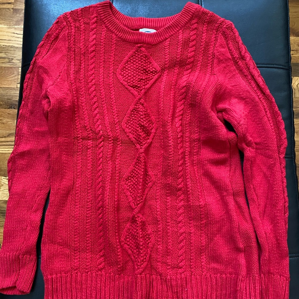 Red Knitted Sweater